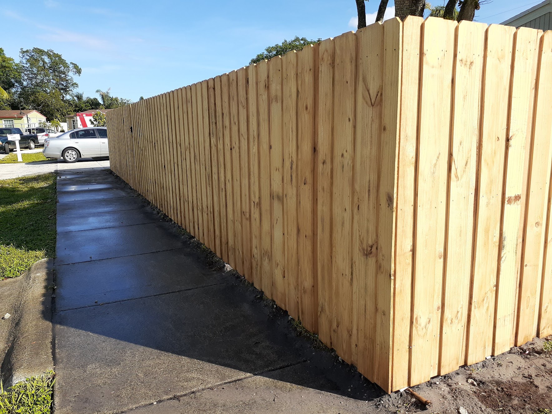 Wood Fence Example
